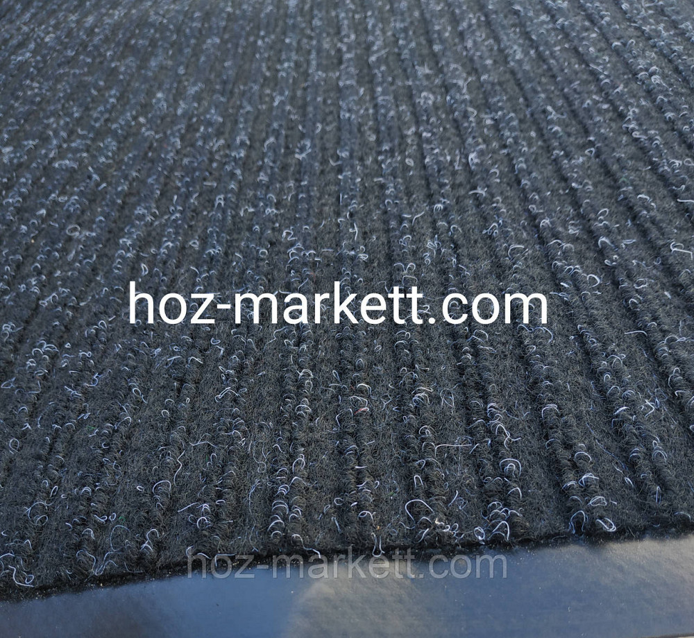 Коврик 80 х 120 см черный влаговпитывающий килим грязезащитный Харьков - изображение 7