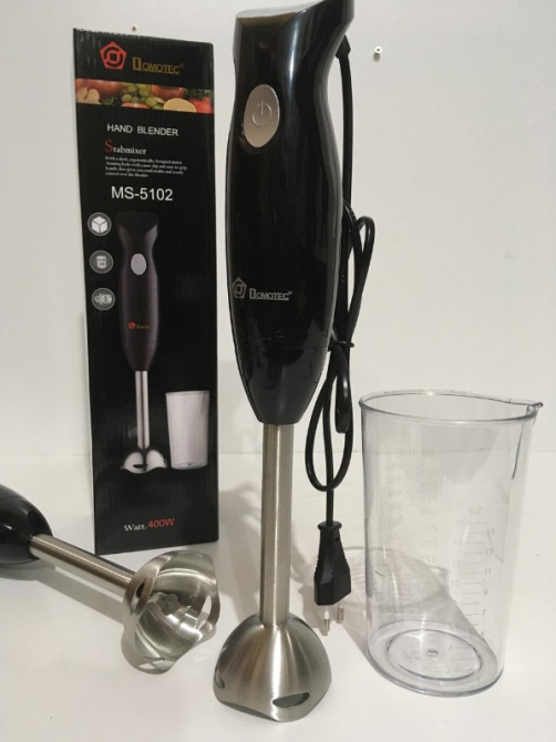 Блендер Domotec MS-5102, ручний занурювальний електричний з металевою ніжкою та чашею. Одеса - фото 3
