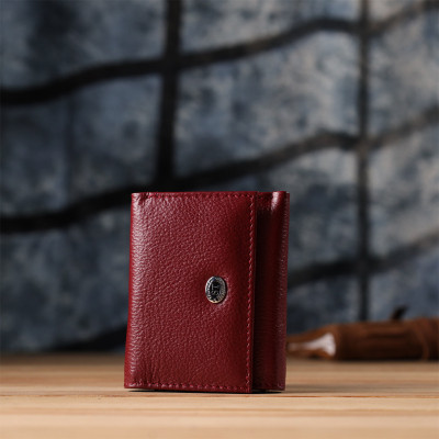 Кошелек ST Leather Из натуральной кожи Бордовый (23082) Винница - изображение 3
