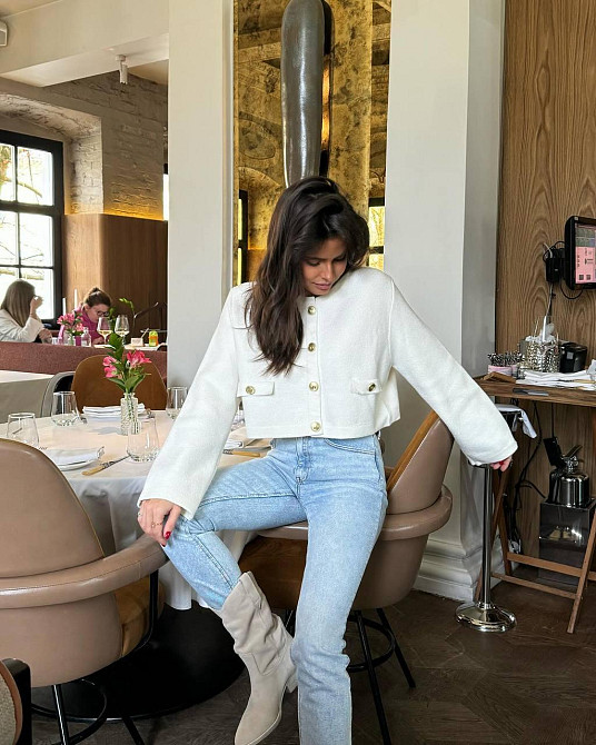 Жіночий теплий елегантний костюм у стилі олд мані зі щільної ангори в'язка 46/48 Одеса - фото 5