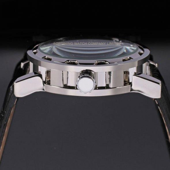 Жіночий механічний годинник Winner Black II Вінниця - фото 5