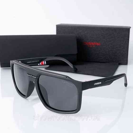 Солнцезащитные мужские очки маска Carrera (400) черные Киев