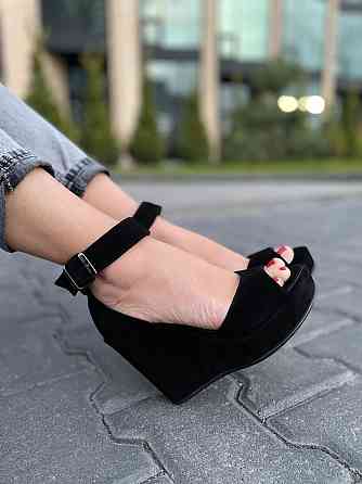 Nivelle Босоніжки жіночі NIVELLE 1889/C-818 чорні (літо, замша натуральна) (3398) Коломыя