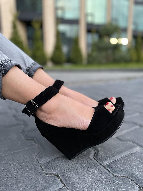 Nivelle Босоніжки жіночі NIVELLE 1889/C-818 чорні (літо, замша натуральна) (3398) Коломыя - изображение 5