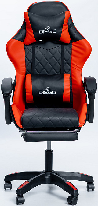Крісло геймерське DIEGO AERO Black-Red Київ - фото 4