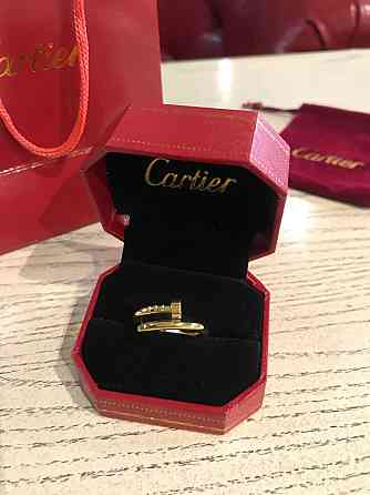 Cartier кільце «цвях/цвяшок» у лимонному золоті без каменівКаблучка Cartier у лимонному золоті без каменів Одеса