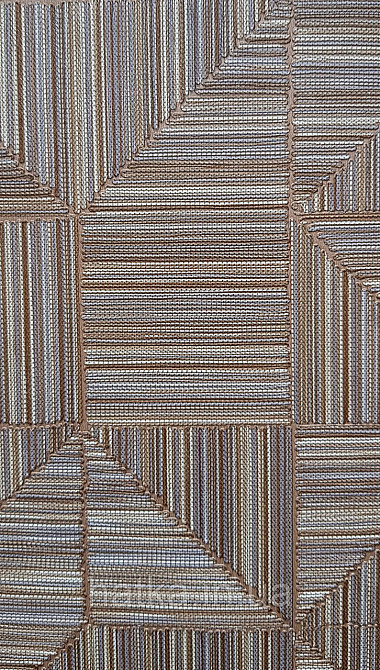 Шпалери вінілові на флізеліні AdaWall Omega1.06х10 геометрія 3д фігури смуги структурні коричневі 23209-6 Київ - фото 2