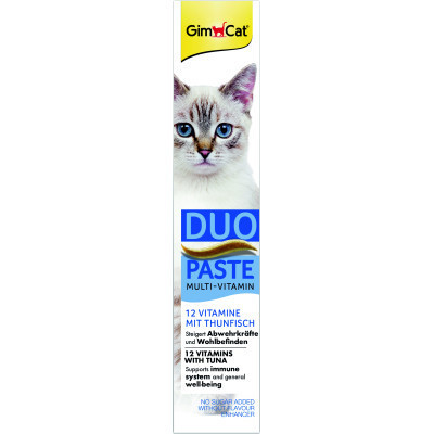 Паста для тварин GimCat DUO PASTE Multi-vitamin 12 vitamins with tuna 12 вітамінів та тунець 50 г (4002064421858) Вінниця - фото 2