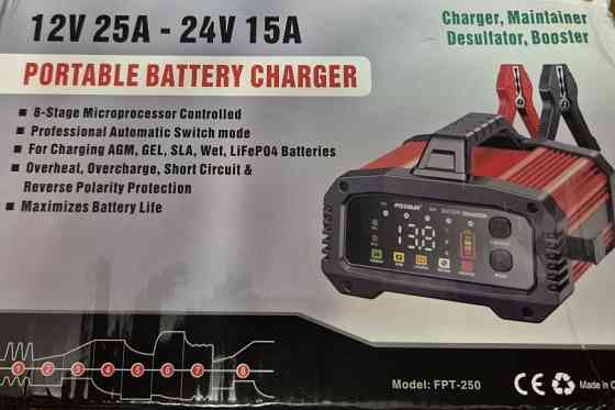 Зарядний пристрій  Foxsur FPT-250 ( 25A/12V/24V/6-400Ah) LiFePo4 AGM Харків