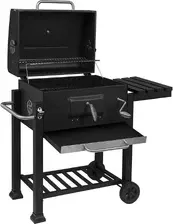 Гриль WOLTU CPZ8135sz Grill na węgiel drzewny Taca na węgiel drzewny z regulacją wysokości Stojak do grilla na kółkach 113 x 45,5 Київ