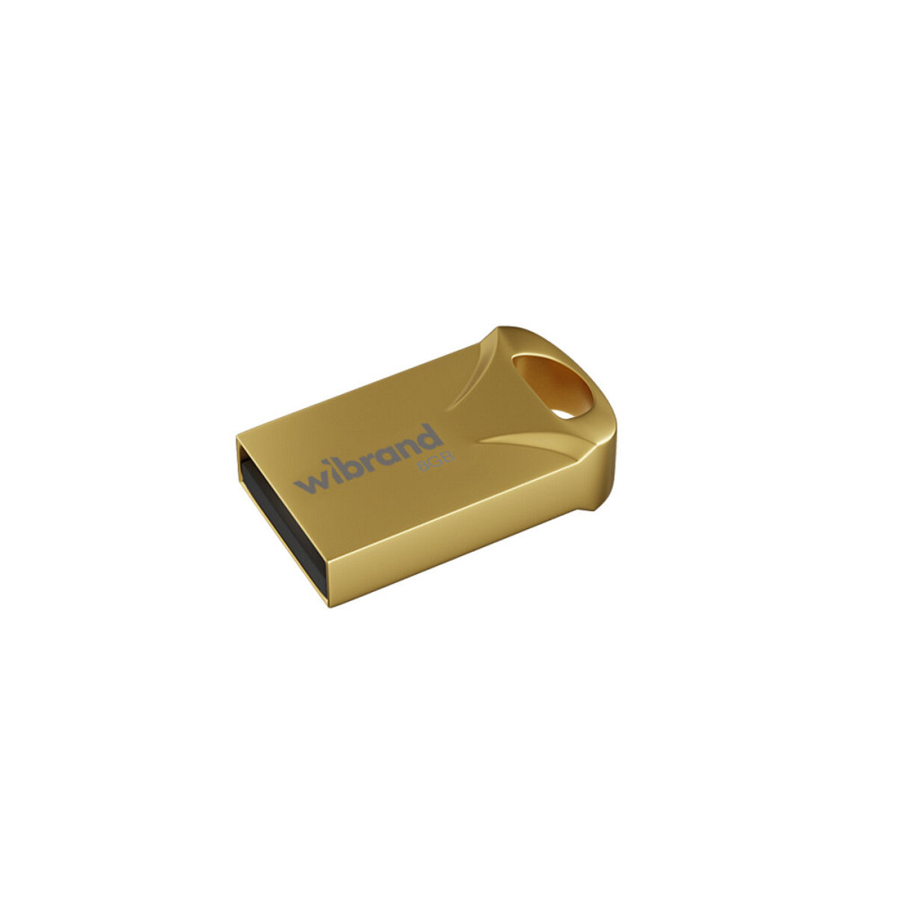 Flash Wibrand USB 2.0 Hawk 8Gb Gold (WI2.0/HA8M1G) Київ - фото 1
