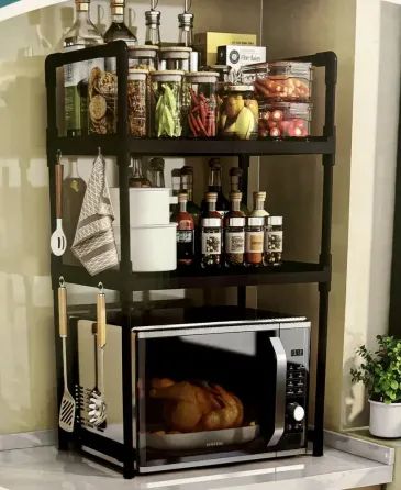 Стеллаж, полка над микроволновкой 48х26х71 см Коломия