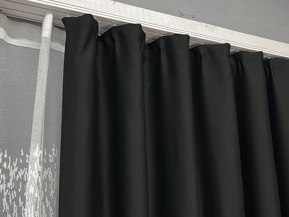Комплект штор VR-Textil Bagema Rvs 150х270 2шт и Тюль 600х270 1895ш-1675т Черный с белым 71-170/5 Киев - изображение 8