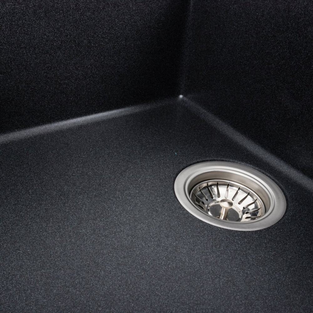 VALESO Гранітна мийка для кухні VALESO SELENA 7950 матова Карбон Киев - изображение 5