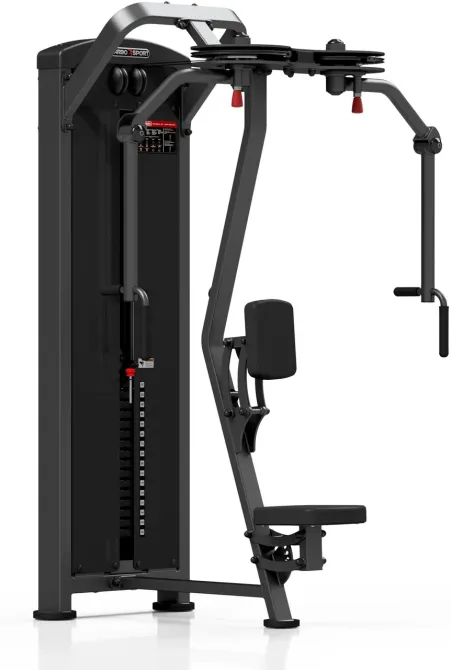 Тренажер Marbo Спорт Maszyna 2 W 1 Na Klatkę I Plecy Mp U224 Antracyt Metalic Czarny Киев - изображение 1