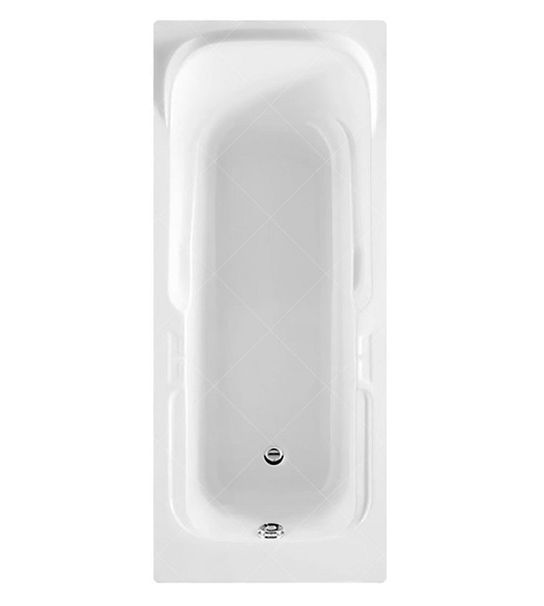 Прямокутна акрилова ванна RAK Ceramics Rams (1700x700x370 мм) Біла Вінниця - фото 2