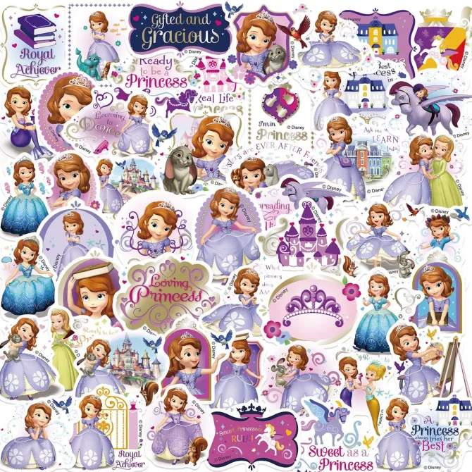 Набір вінілових наклейок Disney Princess Принцеса DSN-034 Запоріжжя - фото 2