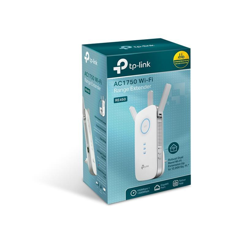 Точка доступу TP-Link RE450 (AC1750, 1xGE, 3 зовнішні антени) Розетка Харьков - изображение 4