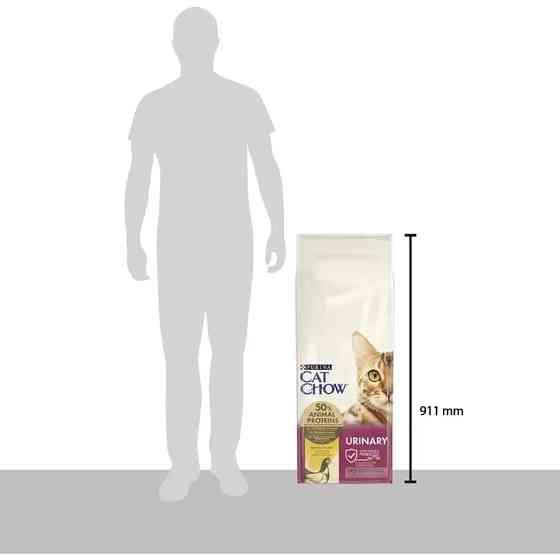Сухий корм CAT CHOW Urinary для дорослих котів для підтримки здоров'я сечовивідної системи, з куркою, 15 кг Київ