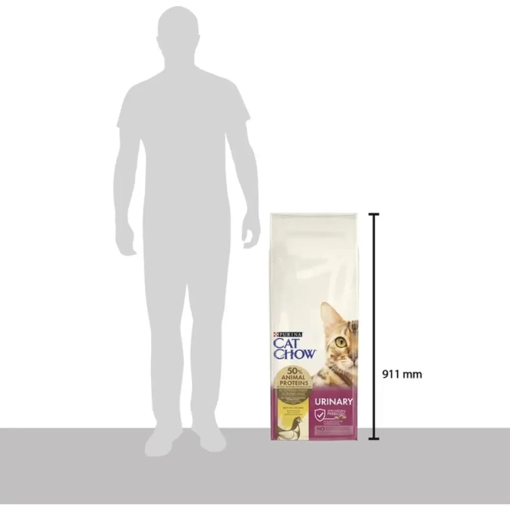 Сухий корм CAT CHOW Urinary для дорослих котів для підтримки здоров'я сечовивідної системи, з куркою, 15 кг Київ - фото 4