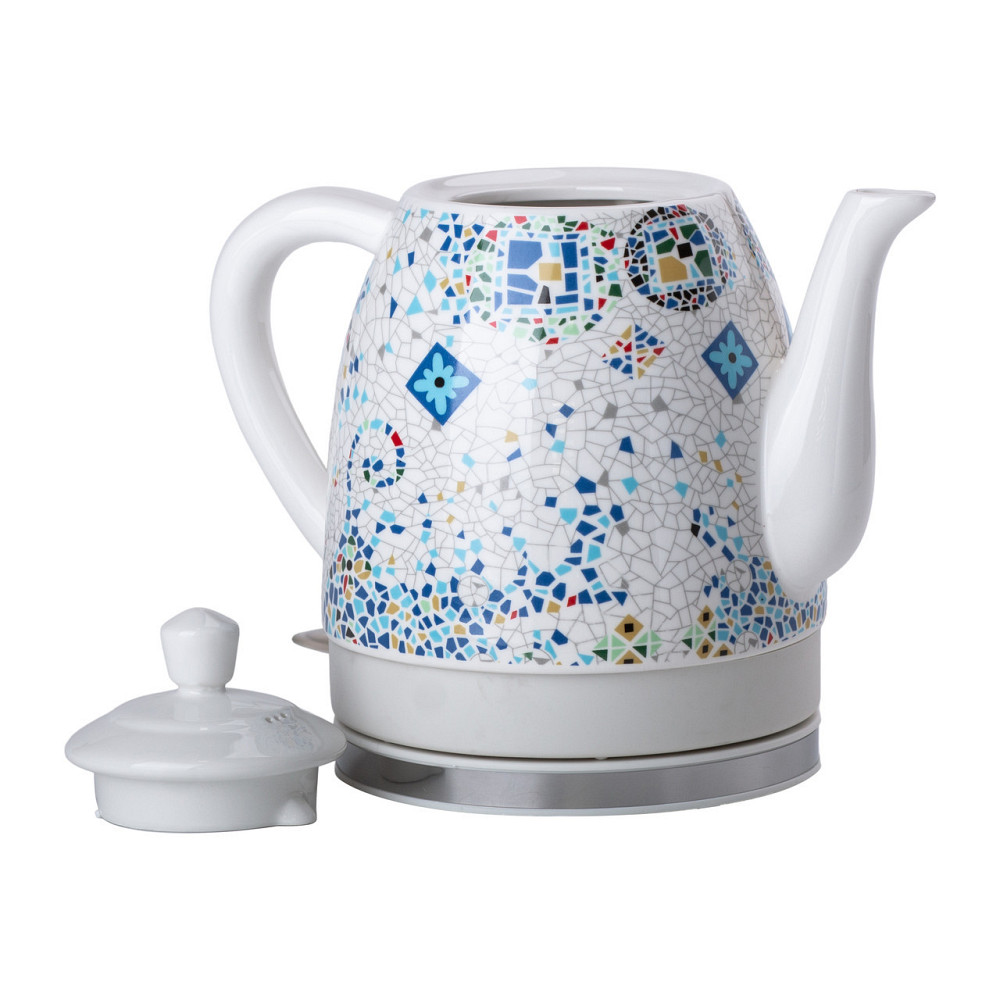 Чайник електричний Sokany SK-09008, 1,5 л, безшумний, білий Київ - фото 9