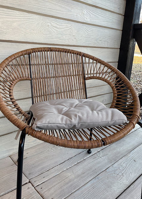 Подушка для стільців (38x38х5 см) Decorator Sawana колір світло-сірий 84-114 Київ - фото 4