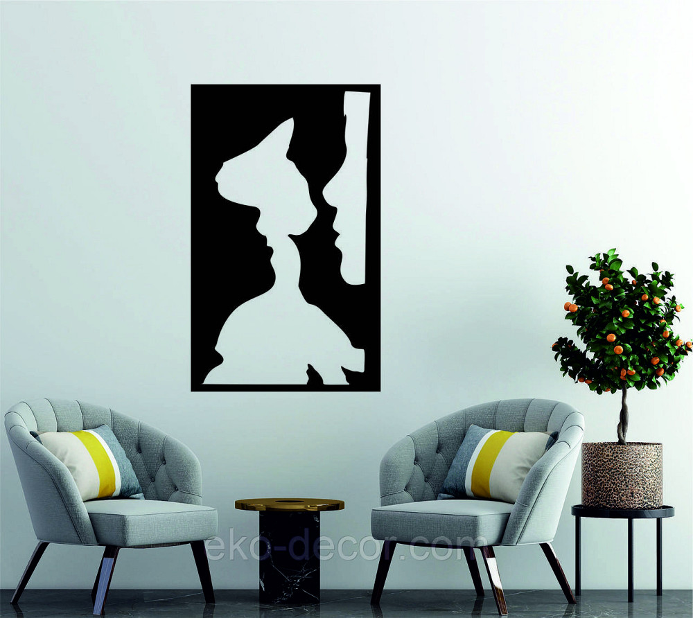 Декоративное настенное Панно «Силуэт», Декор на стену Киев - изображение 4