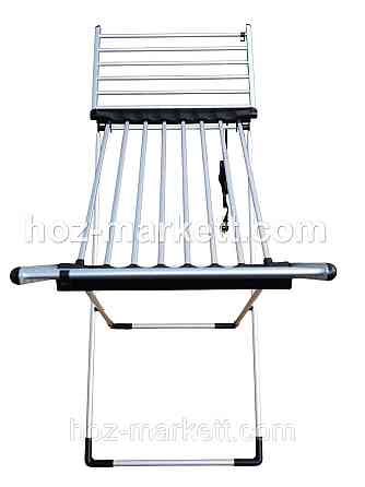 Сушилка электрическая напольная алюминиевая с подогревом дополнительных секций с таймером и термостатом IDRY PLUS Харьков