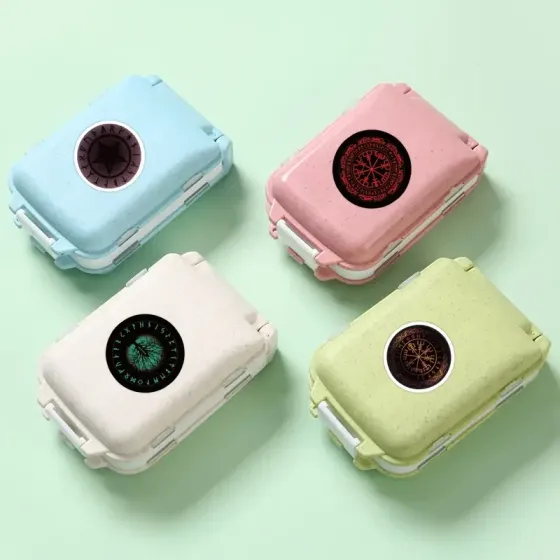 Набор наклеек с рунами викингов – рулон 500 шт (10 вариантов) Киев