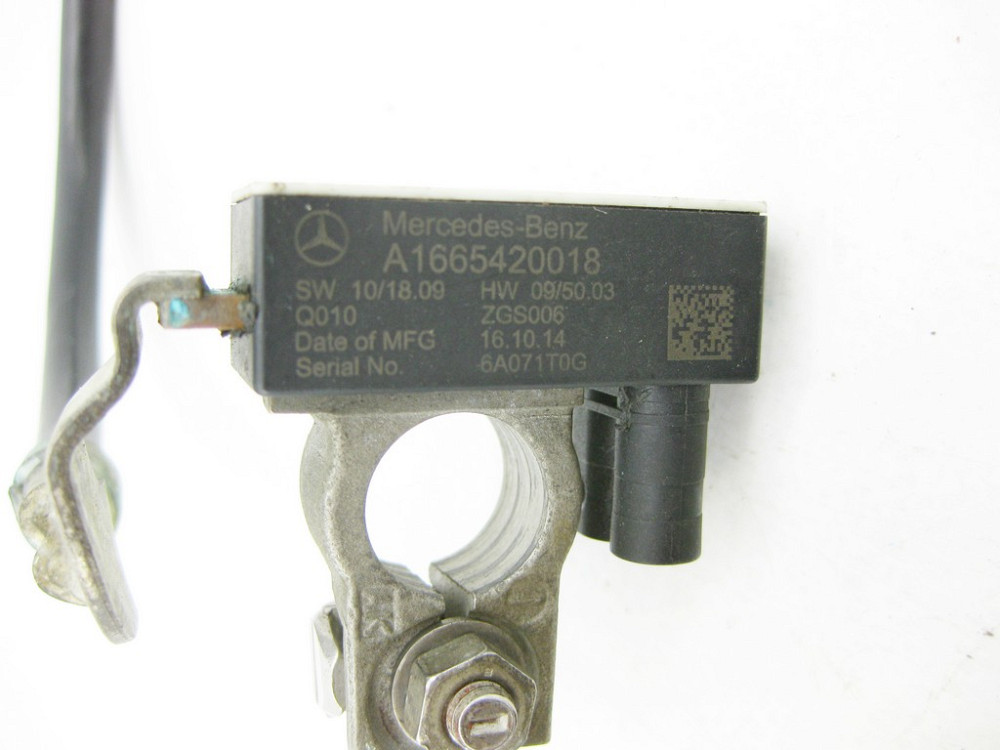 Mercedes-Benz  A1665420018 Мінусова клема АКБ з блоком на масу CLA C117 GLA X156 A-class W176 B-class W242 B-class W246 Одесса - изображение 6