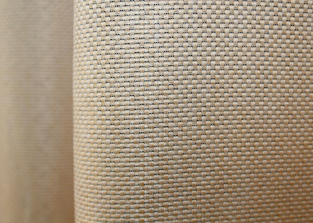 Шторна тканина, льон-блекаут з фактурою "Льон мішковина" колір бежевий 1162ш Київ - фото 3