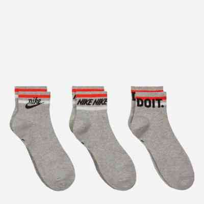 Шкарпетки Nike U NK NSW EVERYDAY ESSENTIAL AN 3PR DA2612-050 34-38 3 пари Сірі (194958590932) Вінниця