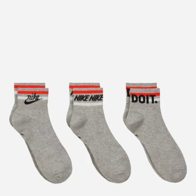 Носки Nike U NK NSW EVERYDAY ESSENTIAL AN 3PR DA2612-050 34-38 3 пари Сірі (194958590932) Винница - изображение 1