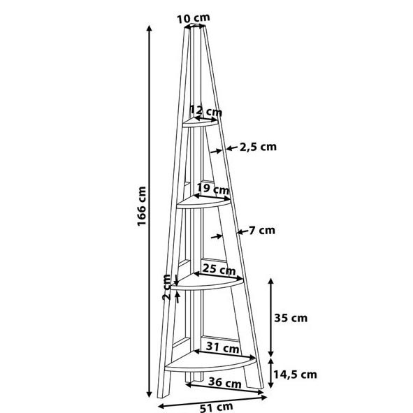 Стелаж кутовий "Торінг 4" мускат Миколаїв - фото 2