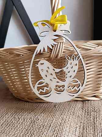 Пасхальный сувенир из дерева для декора или подарка. Ирпень