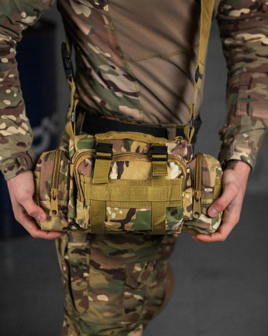 Сумка тактическая наплечная модульная молли  на 5 л  МТК  ВТ7601 Одесса - изображение 2