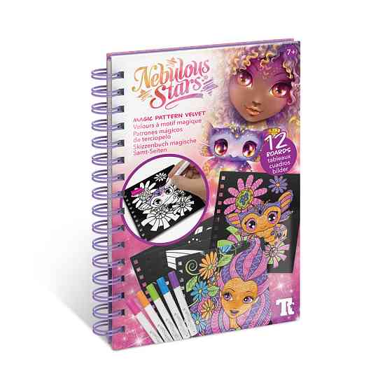 Набор для творчества Раскраска: Узоры на бархате Nebulous Stars 11026, 5 мини маркеров Винница