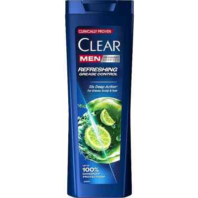 Шампунь Clear Men Refreshing Grease Control Против перхоти для мужчин Контроль жирности кожи головы 360 мл (8712561096676/8720181455940) Винница
