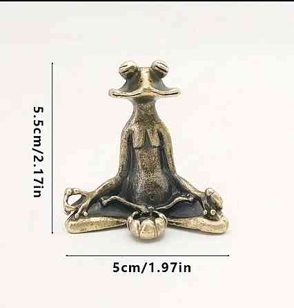 Подставка для благовоний «Лягушка в медитации» – декоративный держатель Киев