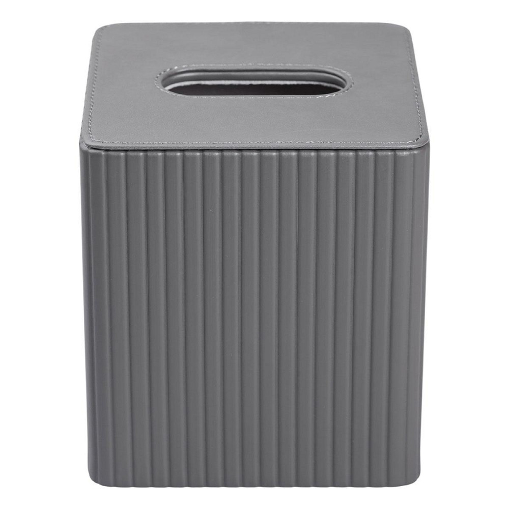 Салфетница настольная из эко-кожи, серый цвет Киев - изображение 2