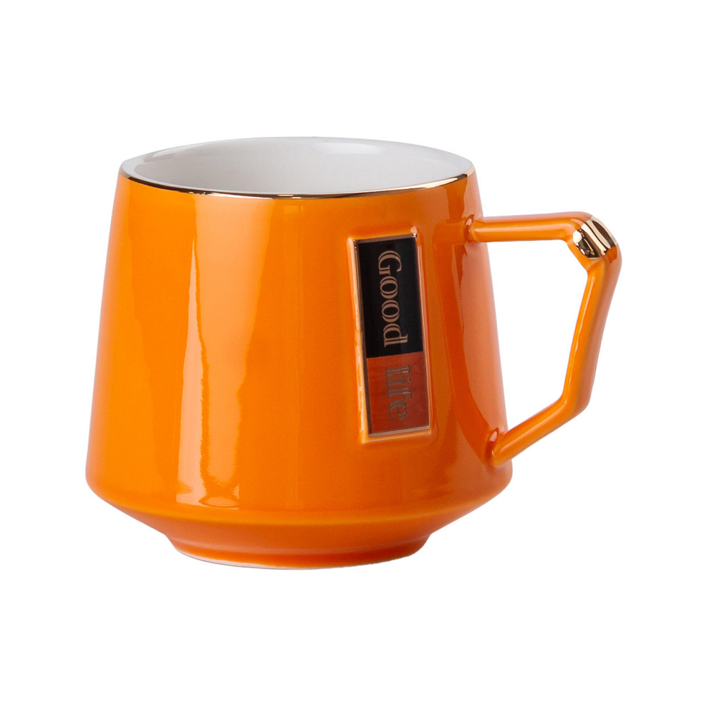 Yiwu Чайний сервіз на 6 персон із порцелянаовою підставкою Orange HP-15-27 Киев - изображение 3