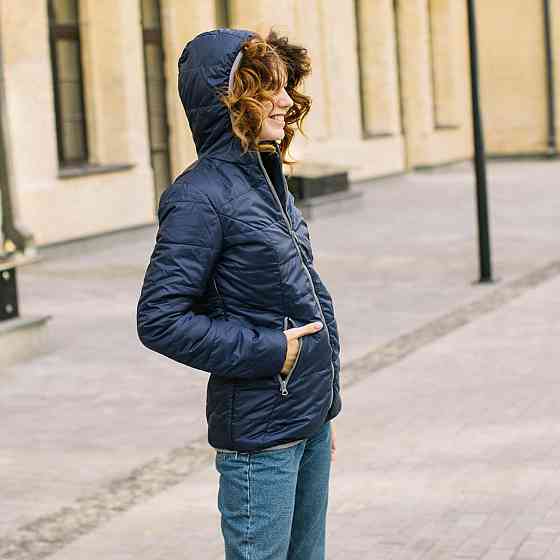 Демисезонная слингокуртка 3 в 1-синяя Киев