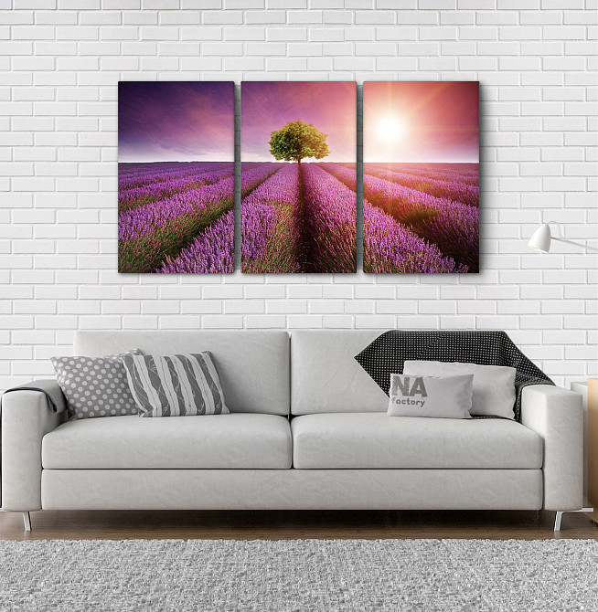 Модульна картина Природа Лаванда Art-48_3А Київ - фото 2