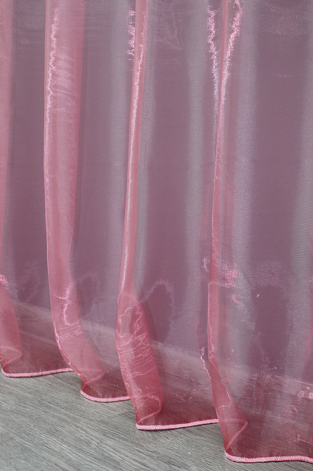 Тюль VR-Textil 1397т Омбре Органза Білий із рожевим 400х250 см (42-1266) Київ - фото 6