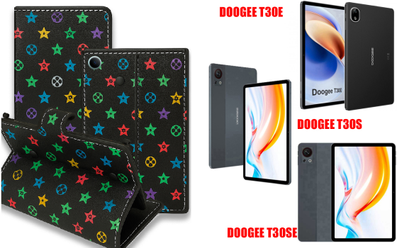 Книга-трансформер для планшета Doogee T30E, T30S, T30Se, цвет Black Lyi Black Киев
