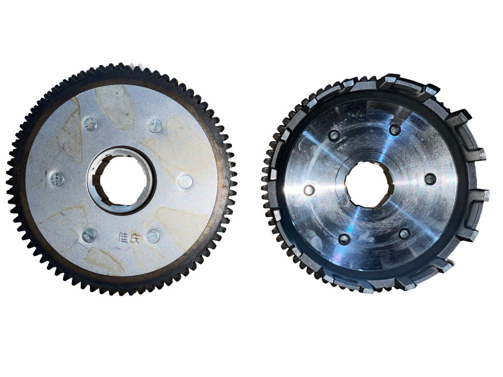 Корзина сцепления (в сборе) 4T CG200 (голая) (6 дисков, 73 зуба) ST Мукачево - изображение 1