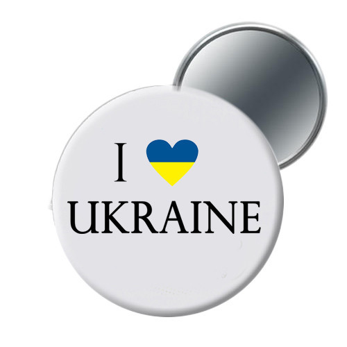 Дзеркало кишенькове Я люблю Україну Київ - фото 1