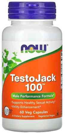 Репродуктивне здоров'я чоловіків Now Foods TestoJack 100 60 вег капсул Київ