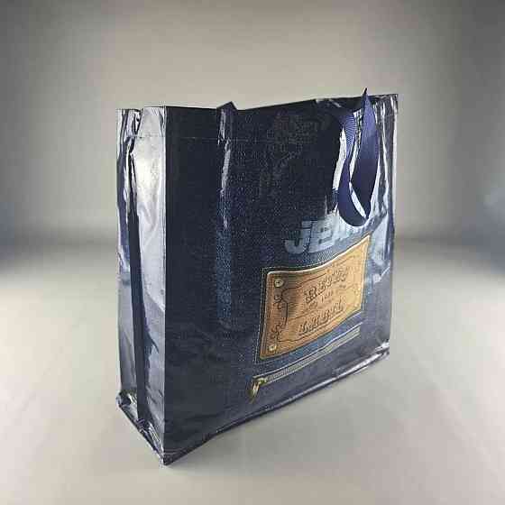 Сумка-шопер 40x40х15 Джинсовий лейбл (1 шт.) Харків