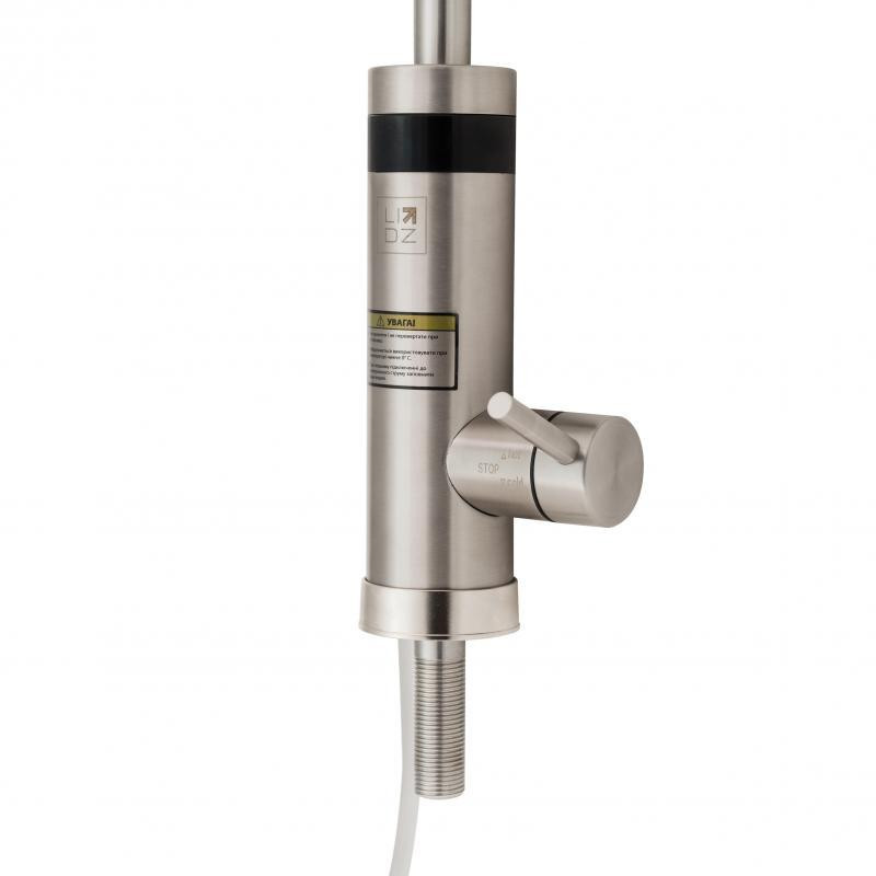 Проточный кран-водонагреватель кухонный для кухни Lidz Warm 060 LDWAR060NKS35881 Nickel Харьков - изображение 4